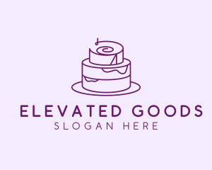 Cake Pastry Dessert logo design