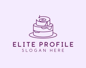 Cake Pastry Dessert logo design