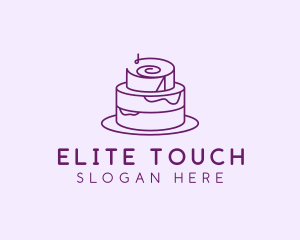 Cake Pastry Dessert logo design