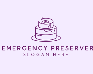 Cake Pastry Dessert logo design