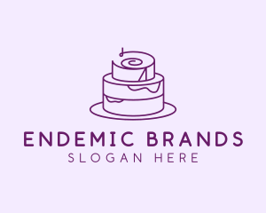 Cake Pastry Dessert logo design