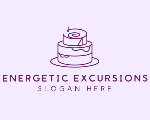 Cake Pastry Dessert logo design