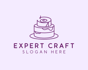 Cake Pastry Dessert logo design