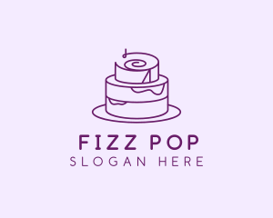 Cake Pastry Dessert logo design