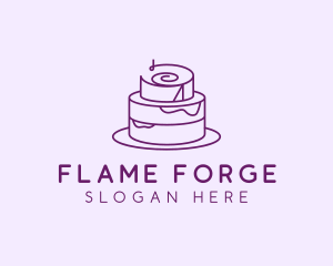 Cake Pastry Dessert logo design