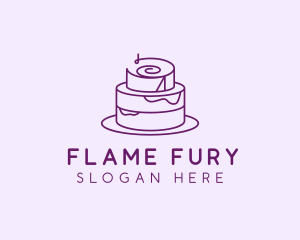 Cake Pastry Dessert logo design