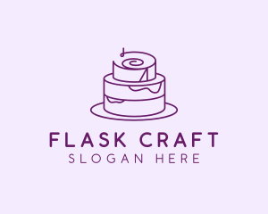 Cake Pastry Dessert logo design