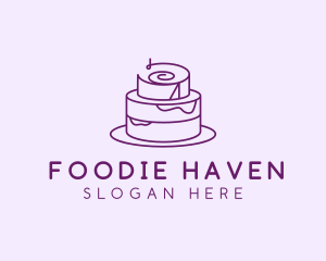 Cake Pastry Dessert logo design