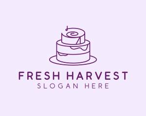 Cake Pastry Dessert logo design