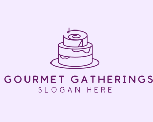 Cake Pastry Dessert logo design