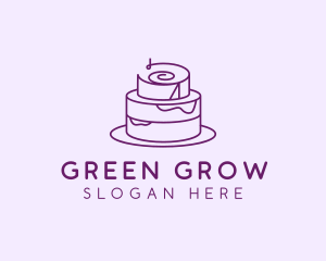 Cake Pastry Dessert logo design