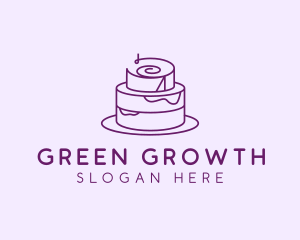 Cake Pastry Dessert logo design