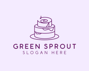 Cake Pastry Dessert logo design