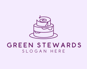 Cake Pastry Dessert logo design