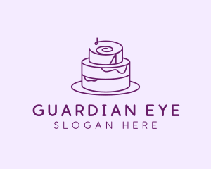 Cake Pastry Dessert logo design