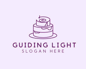 Cake Pastry Dessert logo design