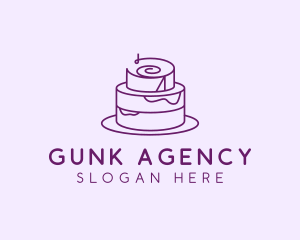 Cake Pastry Dessert logo design