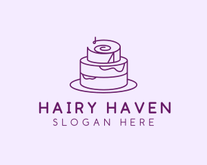 Cake Pastry Dessert logo design