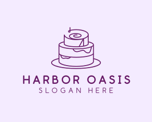 Cake Pastry Dessert logo design