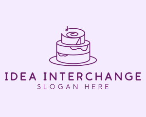 Cake Pastry Dessert logo design