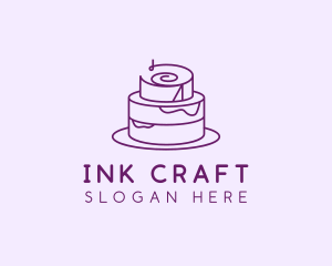 Cake Pastry Dessert logo design