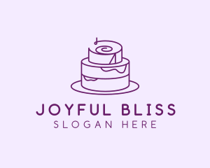 Cake Pastry Dessert logo design