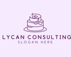 Cake Pastry Dessert logo design