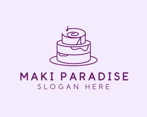 Cake Pastry Dessert logo design