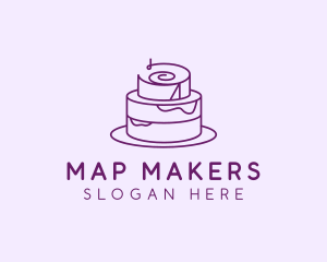 Cake Pastry Dessert logo design