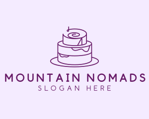 Cake Pastry Dessert logo design