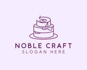 Cake Pastry Dessert logo design