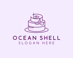 Cake Pastry Dessert logo design