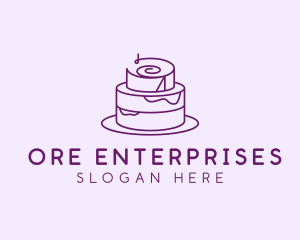 Cake Pastry Dessert logo design