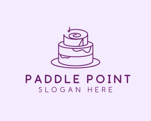 Cake Pastry Dessert logo design