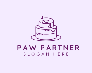 Cake Pastry Dessert logo design