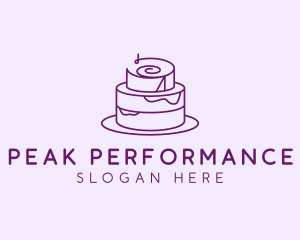 Cake Pastry Dessert logo design