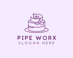 Cake Pastry Dessert logo design