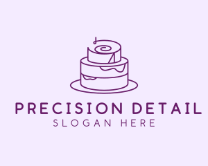 Cake Pastry Dessert logo design