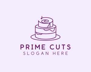 Cake Pastry Dessert logo design