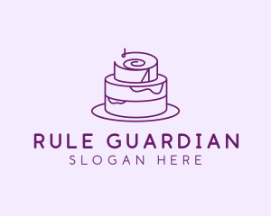 Cake Pastry Dessert logo design