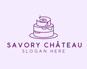 Cake Pastry Dessert logo design