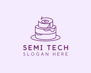 Cake Pastry Dessert logo design