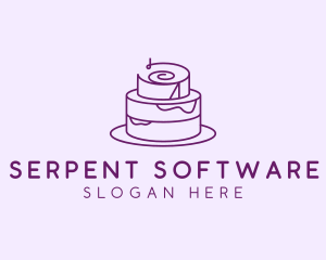 Cake Pastry Dessert logo design