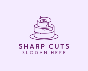 Cake Pastry Dessert logo design