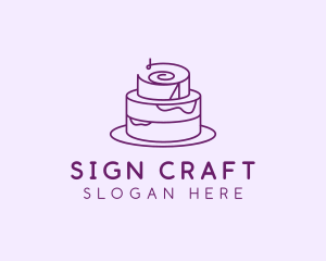 Cake Pastry Dessert logo design