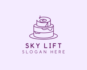 Cake Pastry Dessert logo design