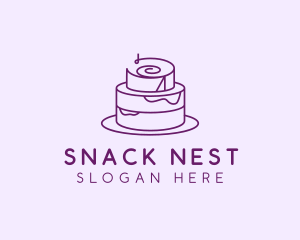 Cake Pastry Dessert logo design