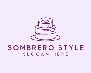 Cake Pastry Dessert logo design