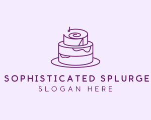 Cake Pastry Dessert logo design