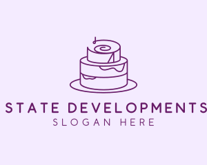 Cake Pastry Dessert logo design